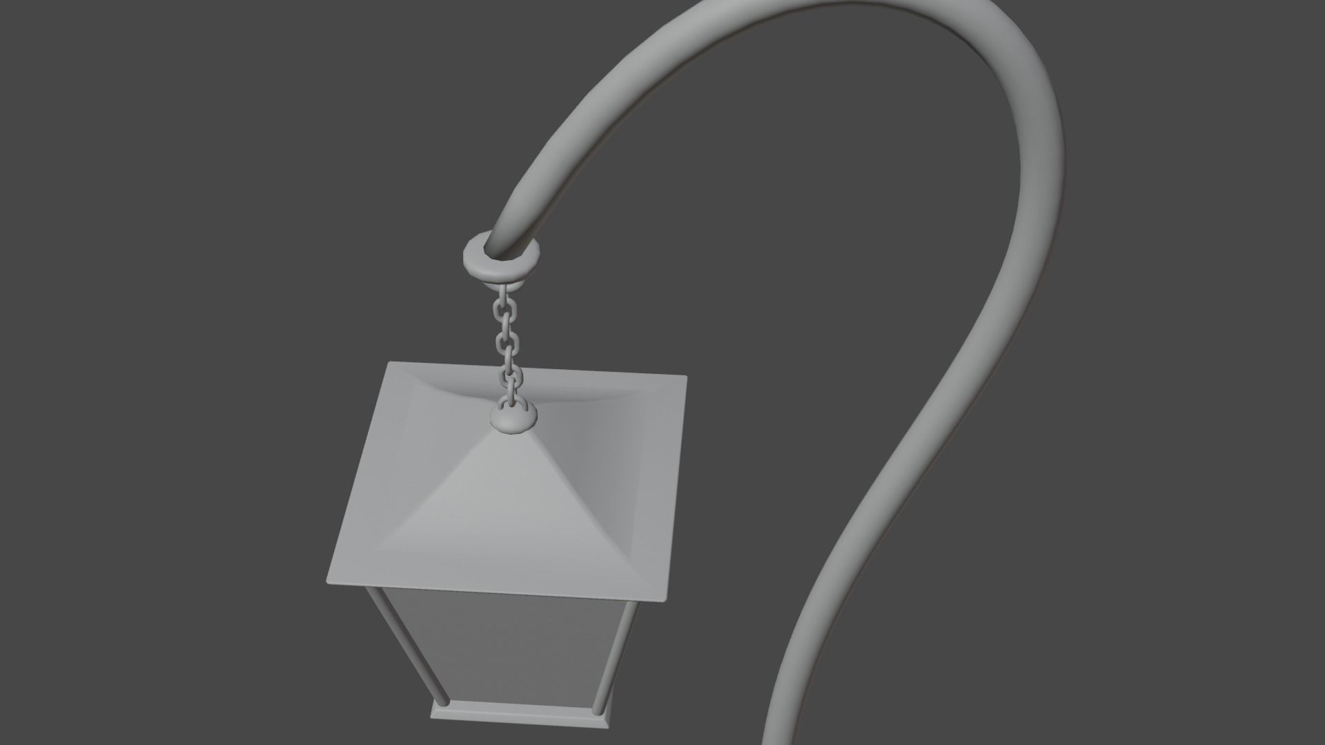Lantern with candle 3D model_6