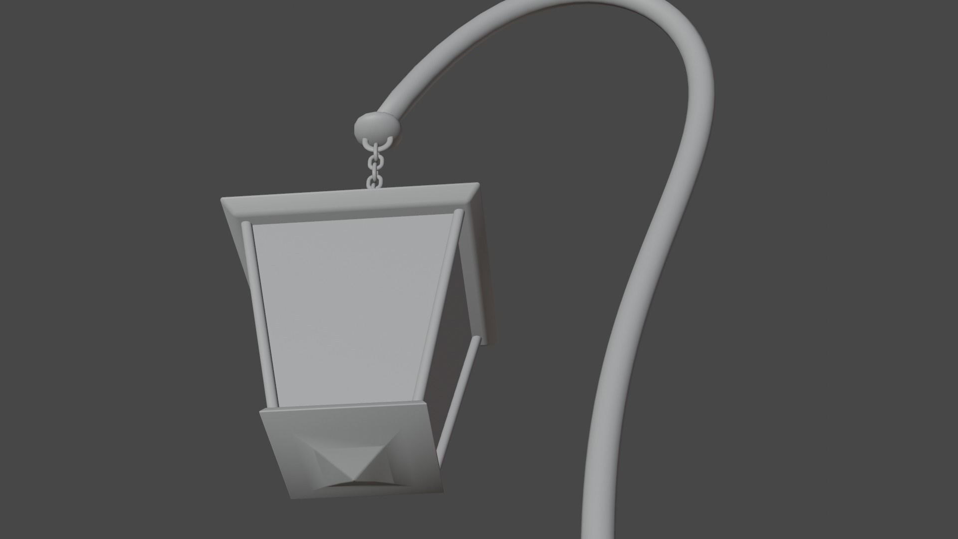 Lantern with candle 3D model_5