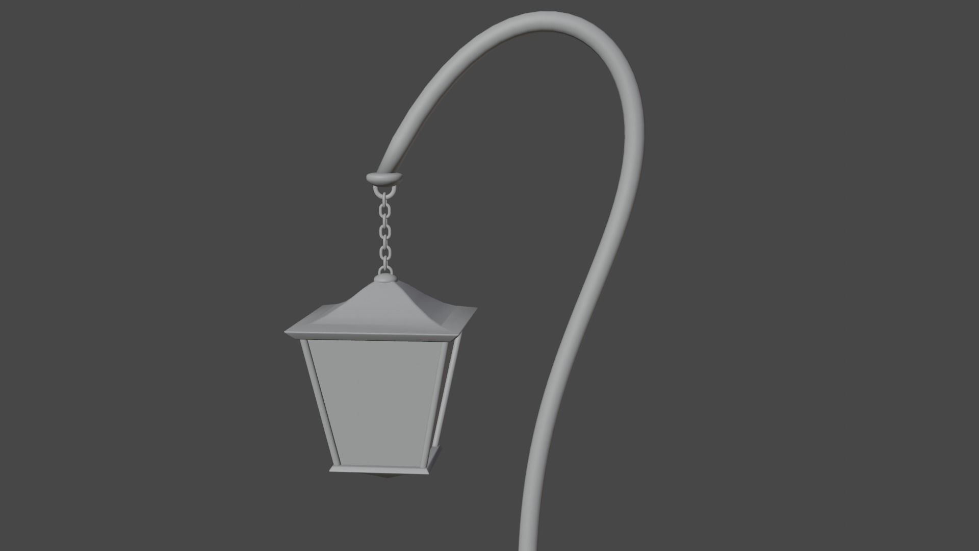 Lantern with candle 3D model_4