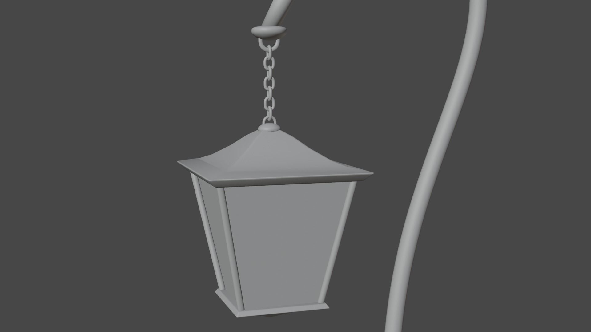 Lantern with candle 3D model_7