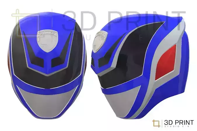 Power Rangers SPD Blue Ranger helmet  3D print model