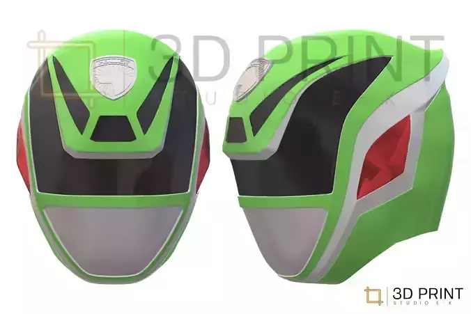 Power Rangers SPD Green Ranger helmet 3D print model