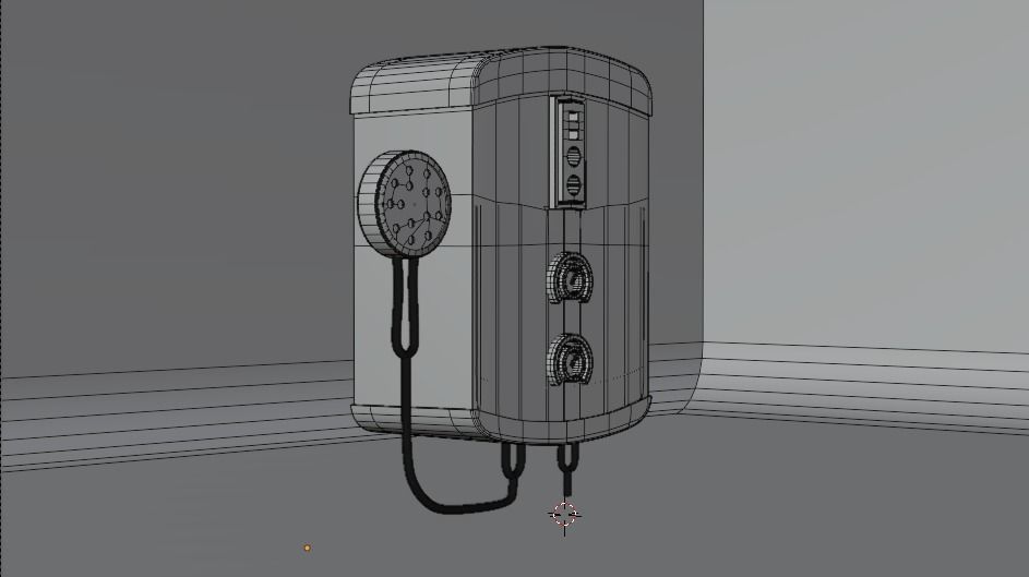 Beautiful looking water heater 3d model 3D model_3