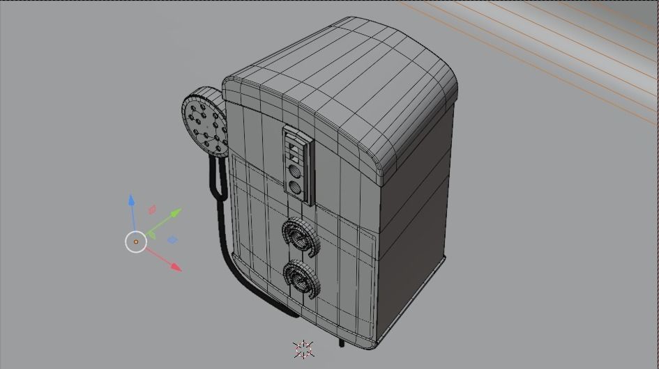 Beautiful looking water heater 3d model 3D model_2