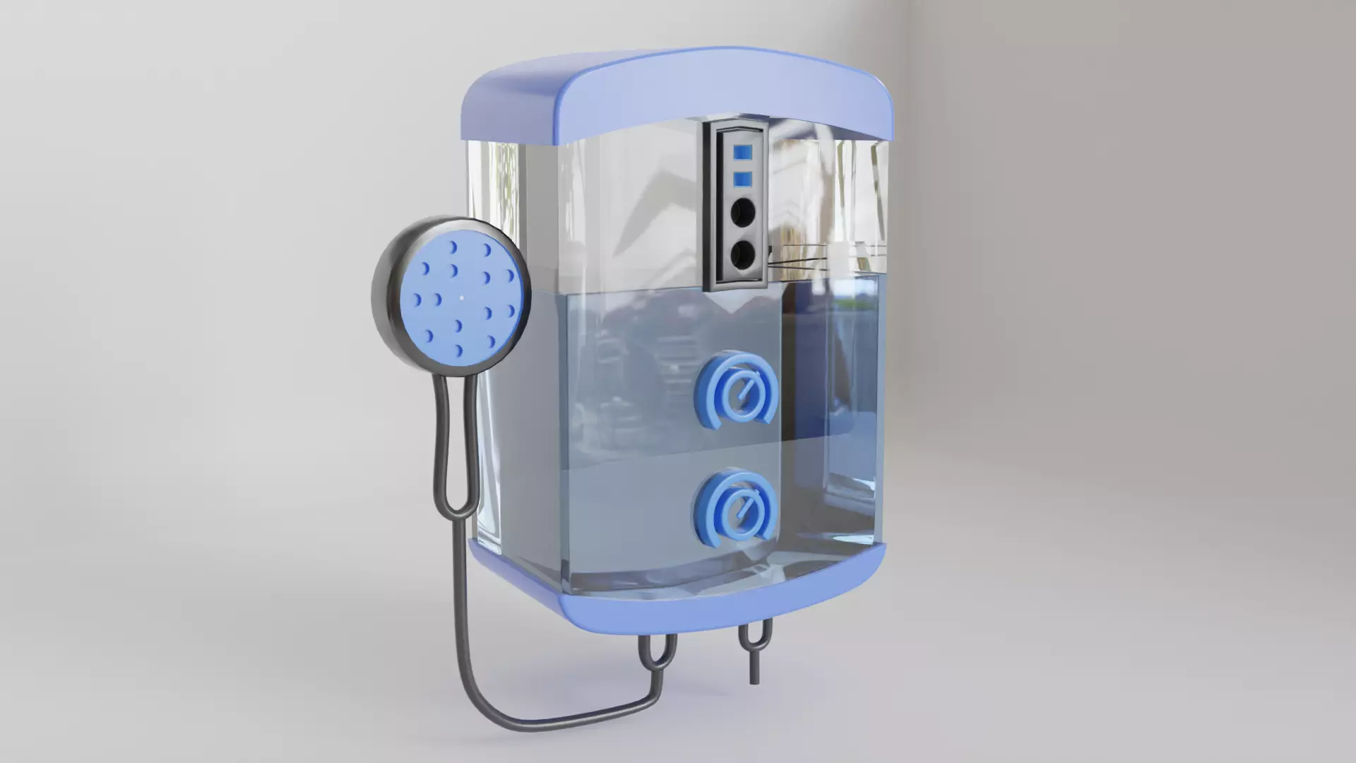 Beautiful looking water heater 3d model 3D model_0