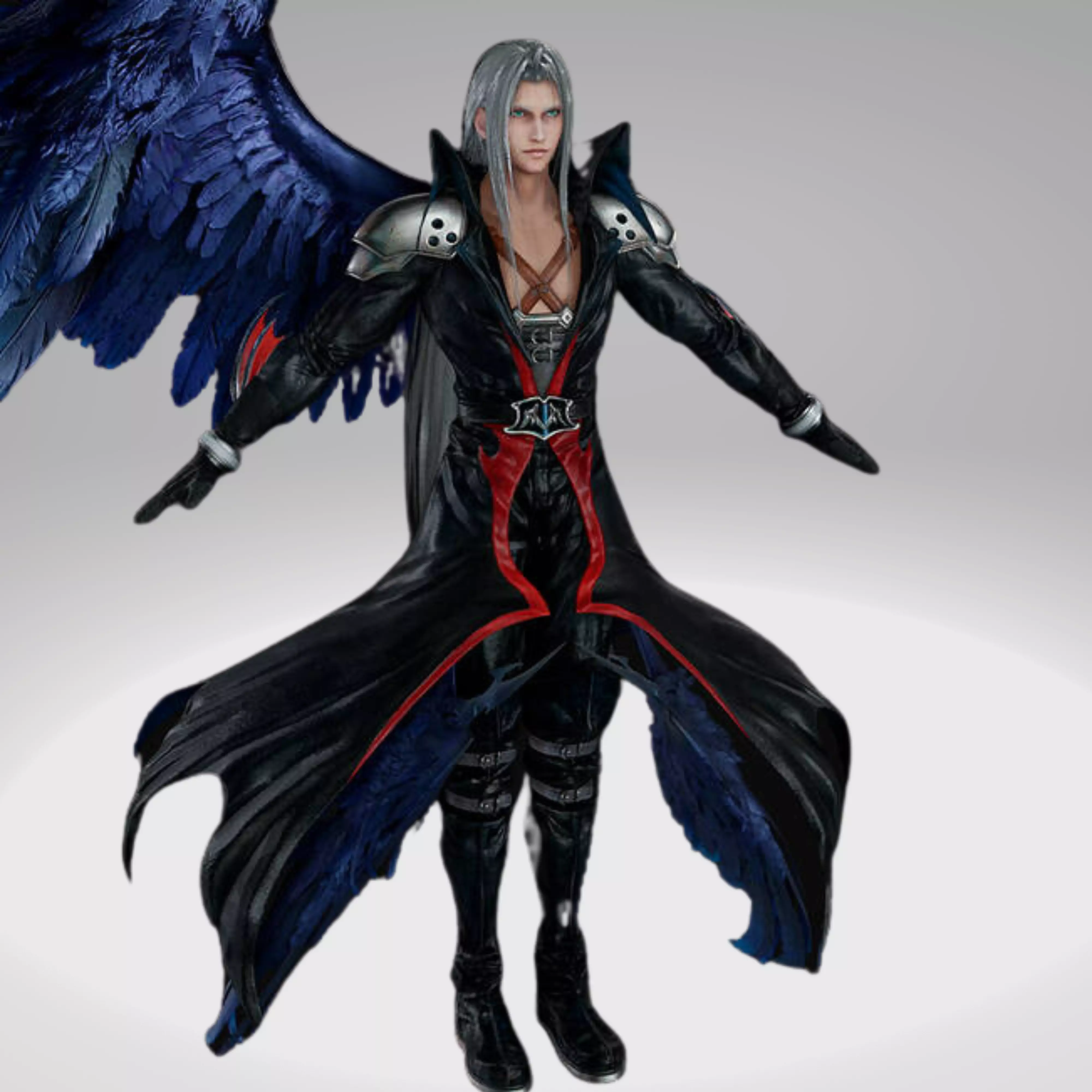 Final Fantasy - Ff7R - Sephiroth  - One Winged Angel 3D Model Low-poly 3D model_0