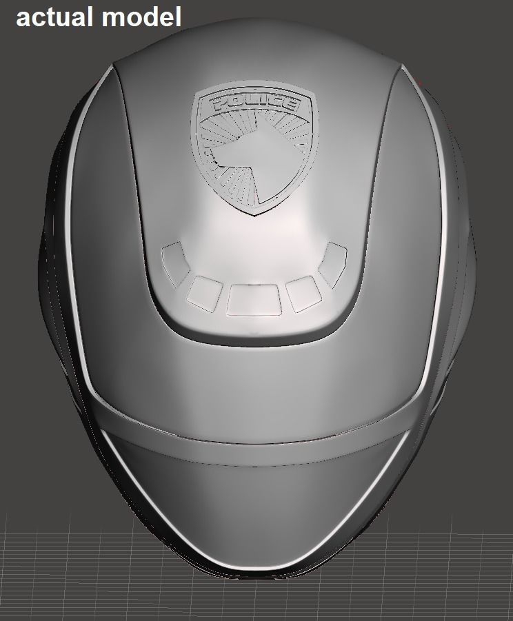 Power Rangers SPD Pink Ranger helmet 3D print model_5