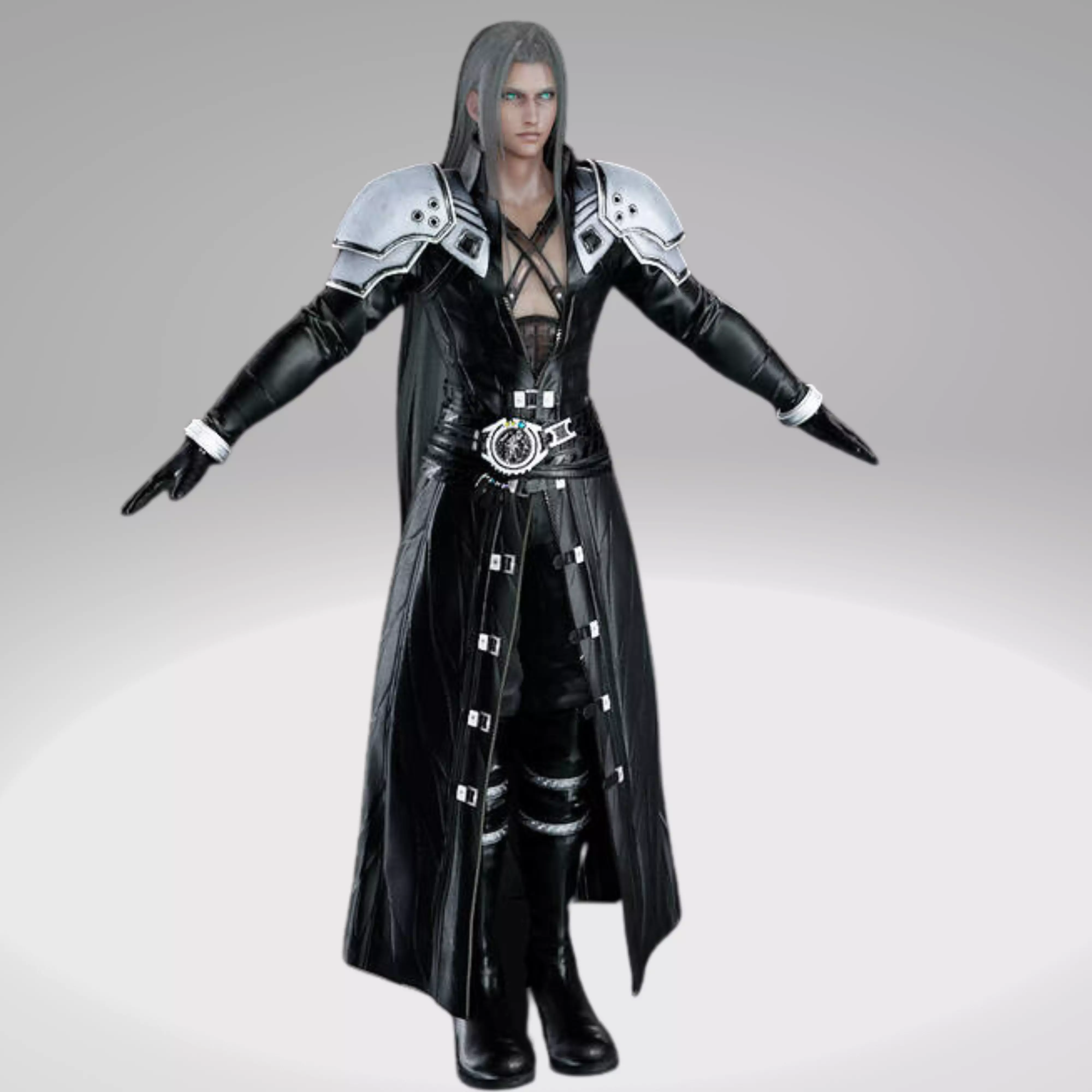 Final Fantasy - Ff7R - Sephiroth 3D Model Low-poly 3D model_0