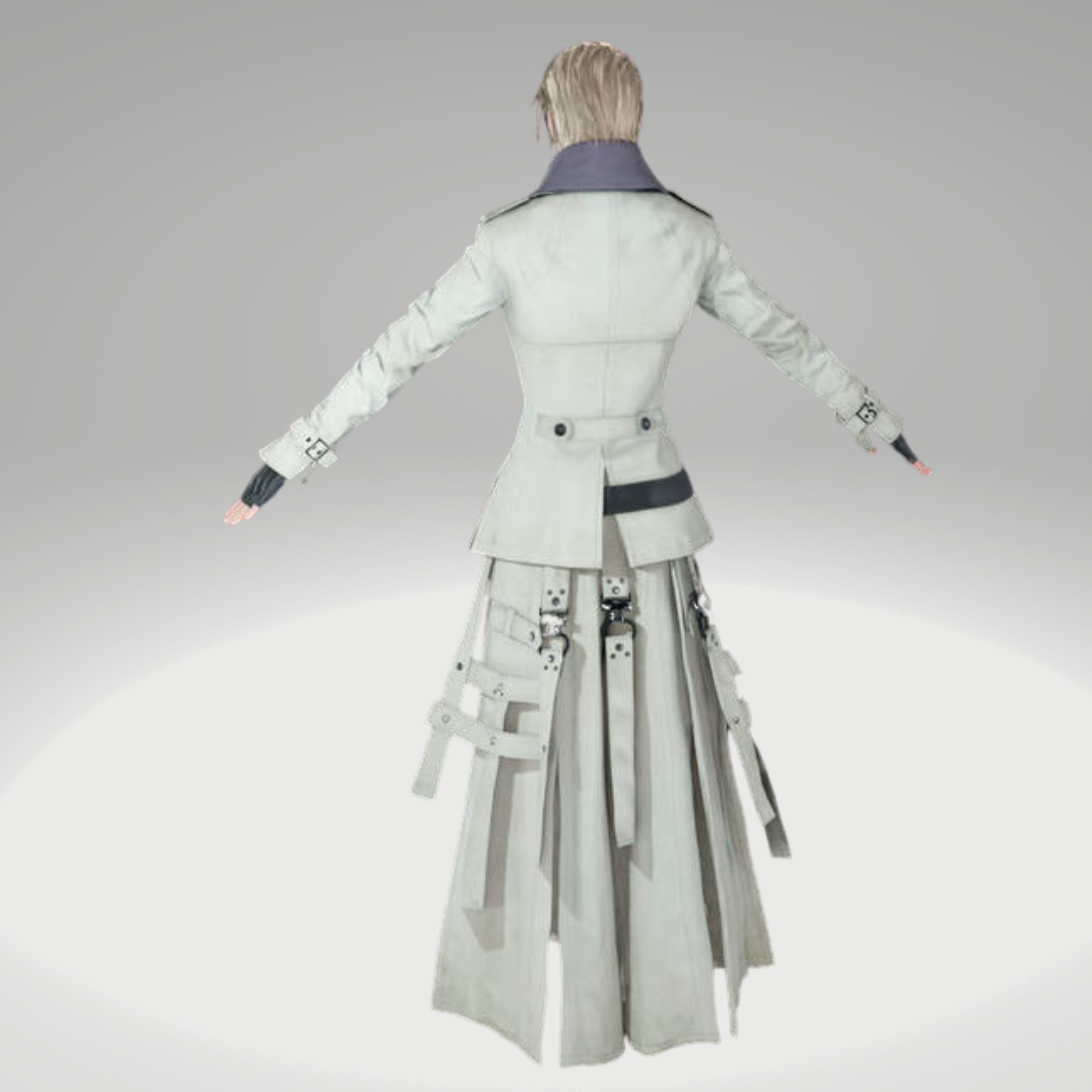 Final Fantasy - Ff7R - Rufus Shinra 3D Model Low-poly 3D model_1