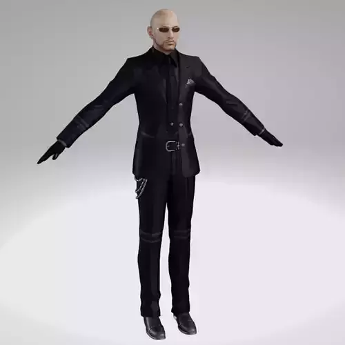 Final Fantasy Ff7R - Rude Low-poly 3D model