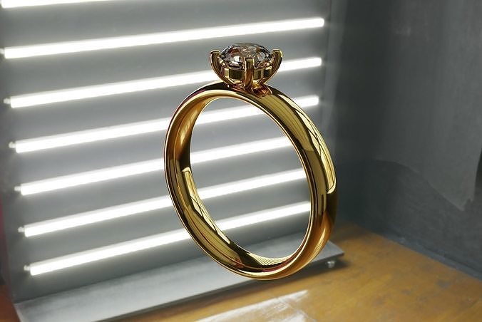 Traditional ring 3D print model