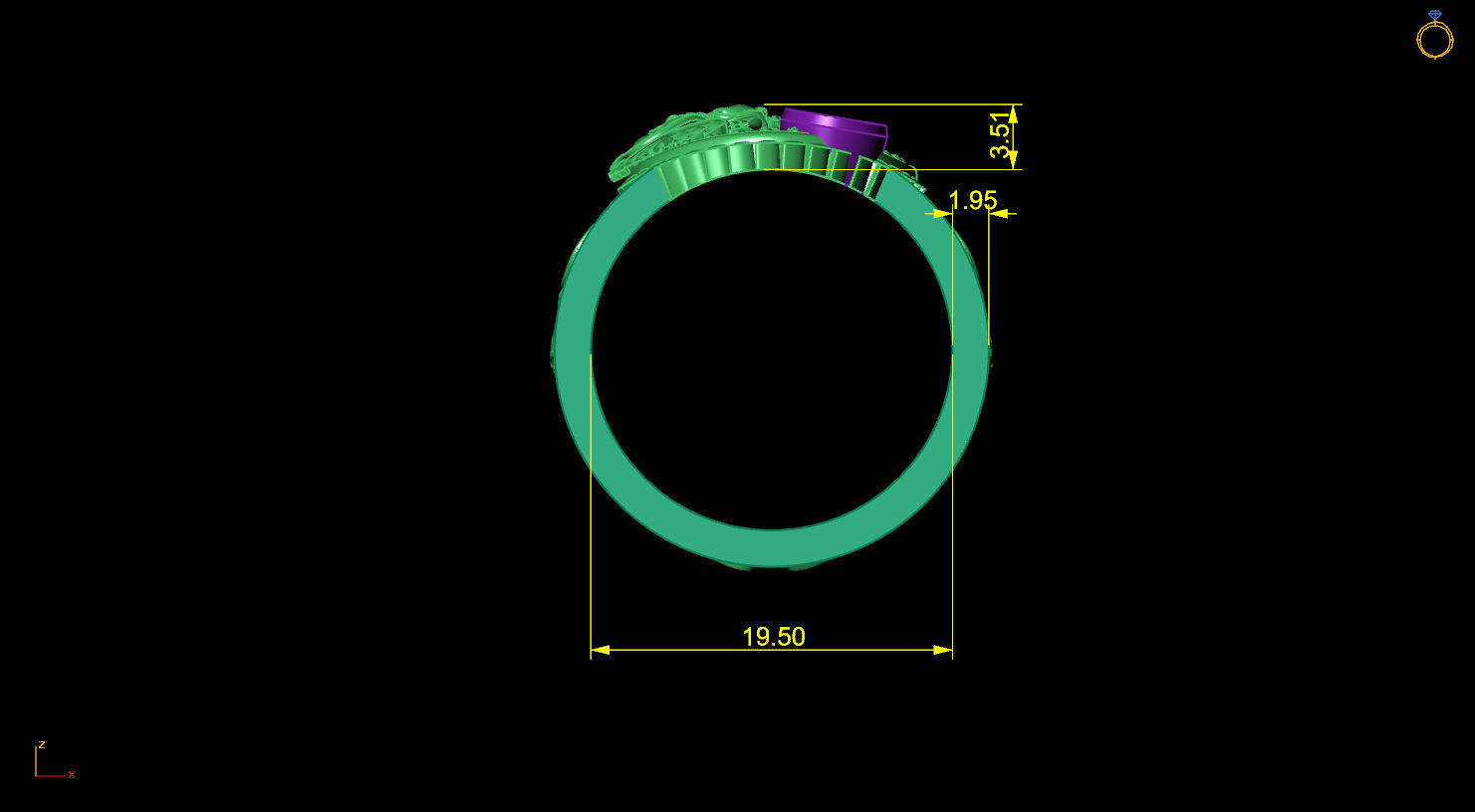 DRAGON RING 3D print model 3D print model_6