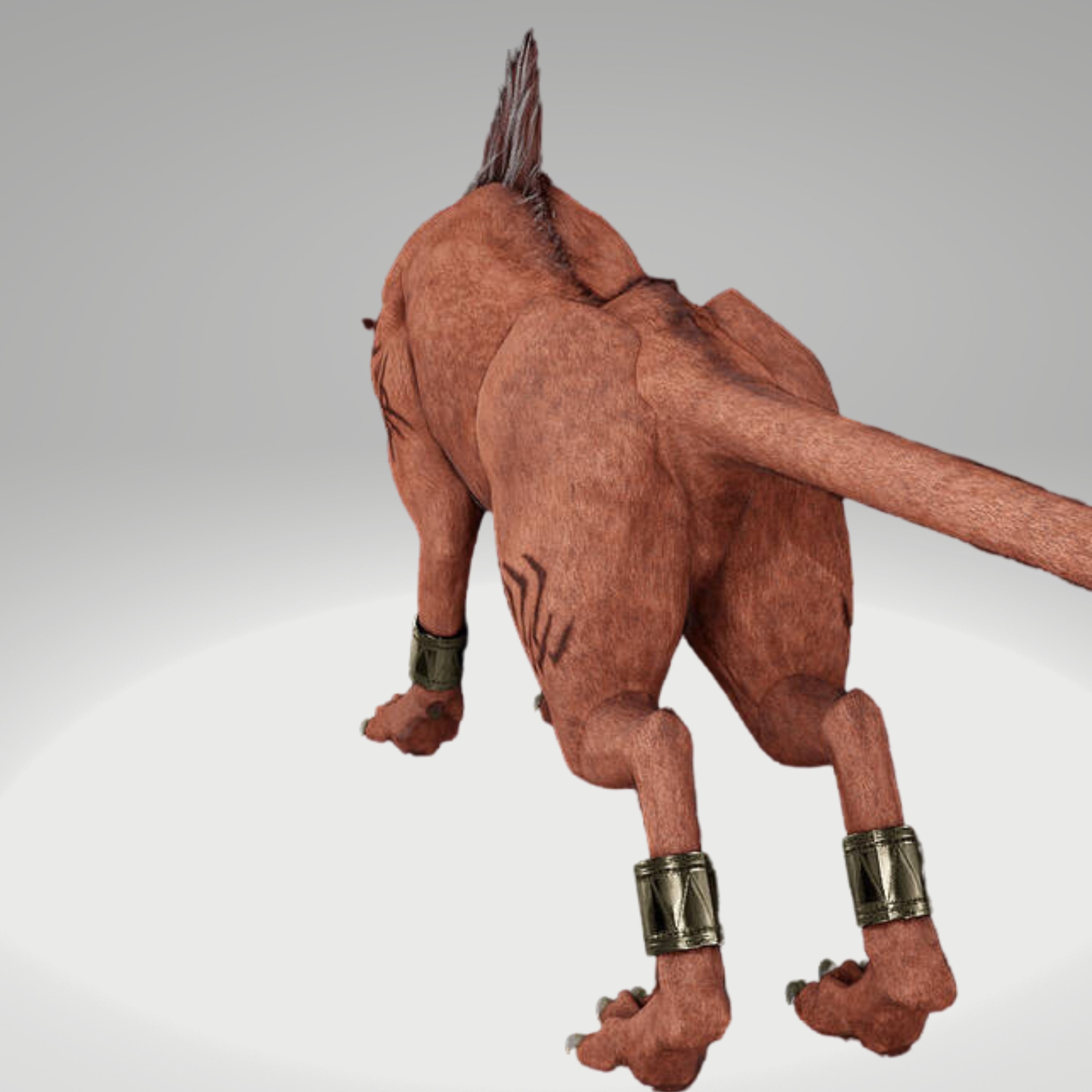 Final Fantasy - Ff7R - Red Xiii 3D Model Low-poly 3D model_1