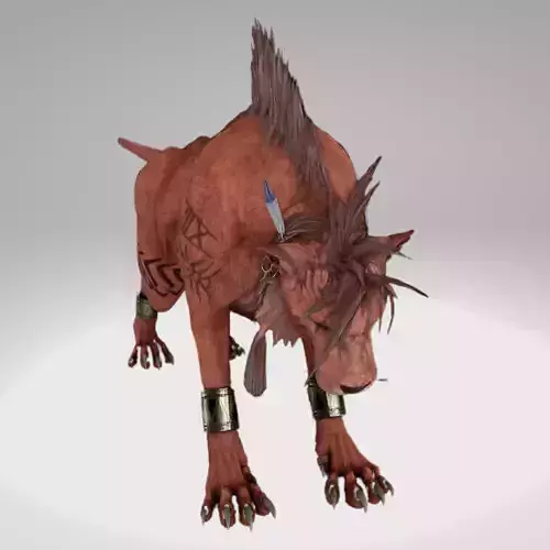 Final Fantasy - Ff7R - Red Xiii 3D Model