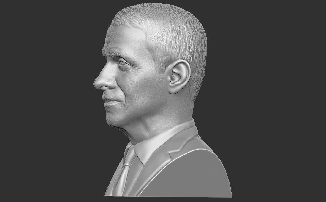 Anthony Fauci bust for 3D printing 3D print model_8