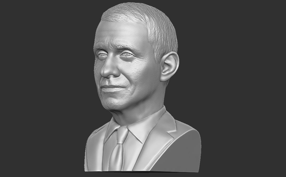 Anthony Fauci bust for 3D printing 3D print model_7