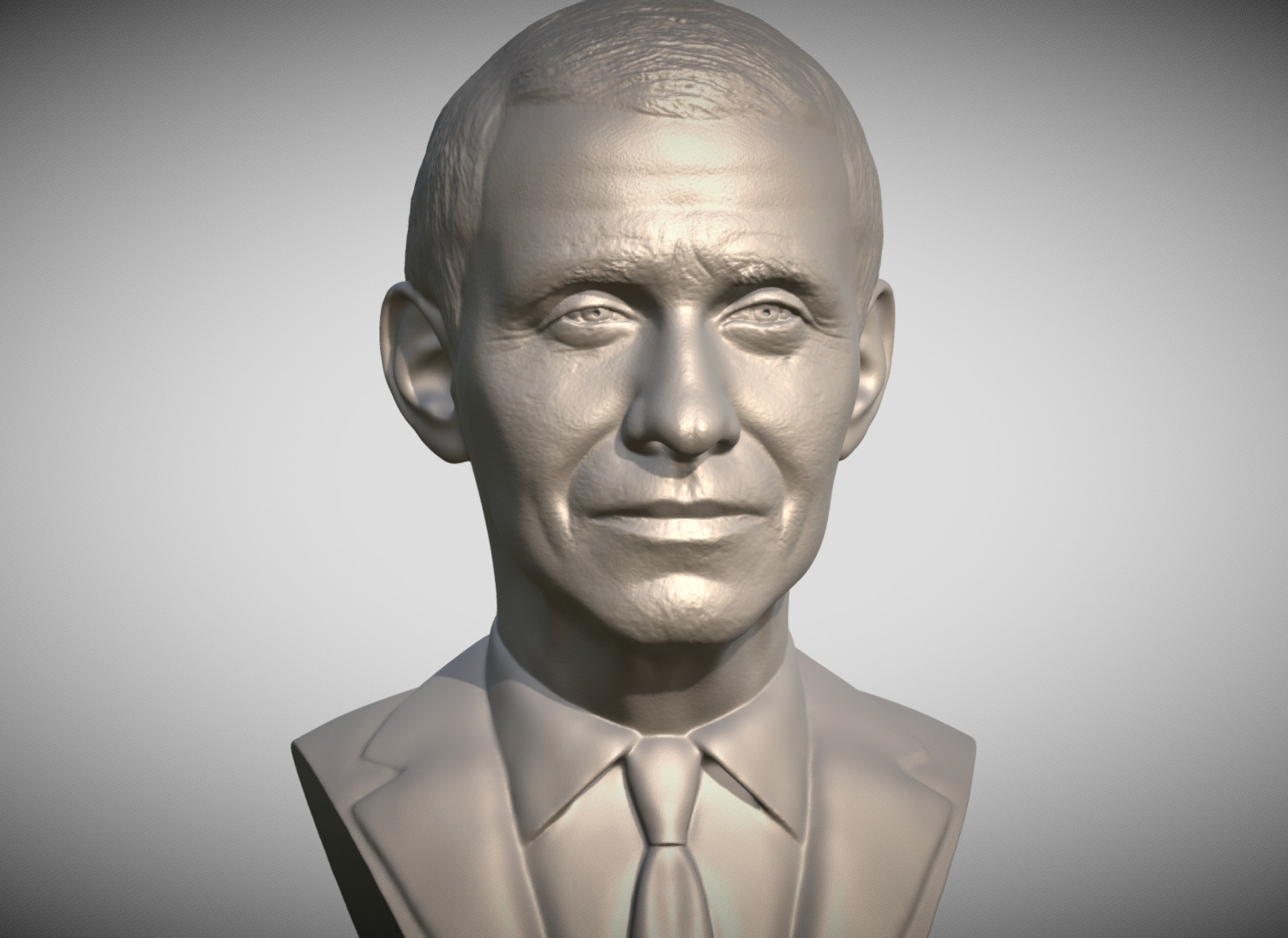 Anthony Fauci bust for 3D printing 3D print model_1