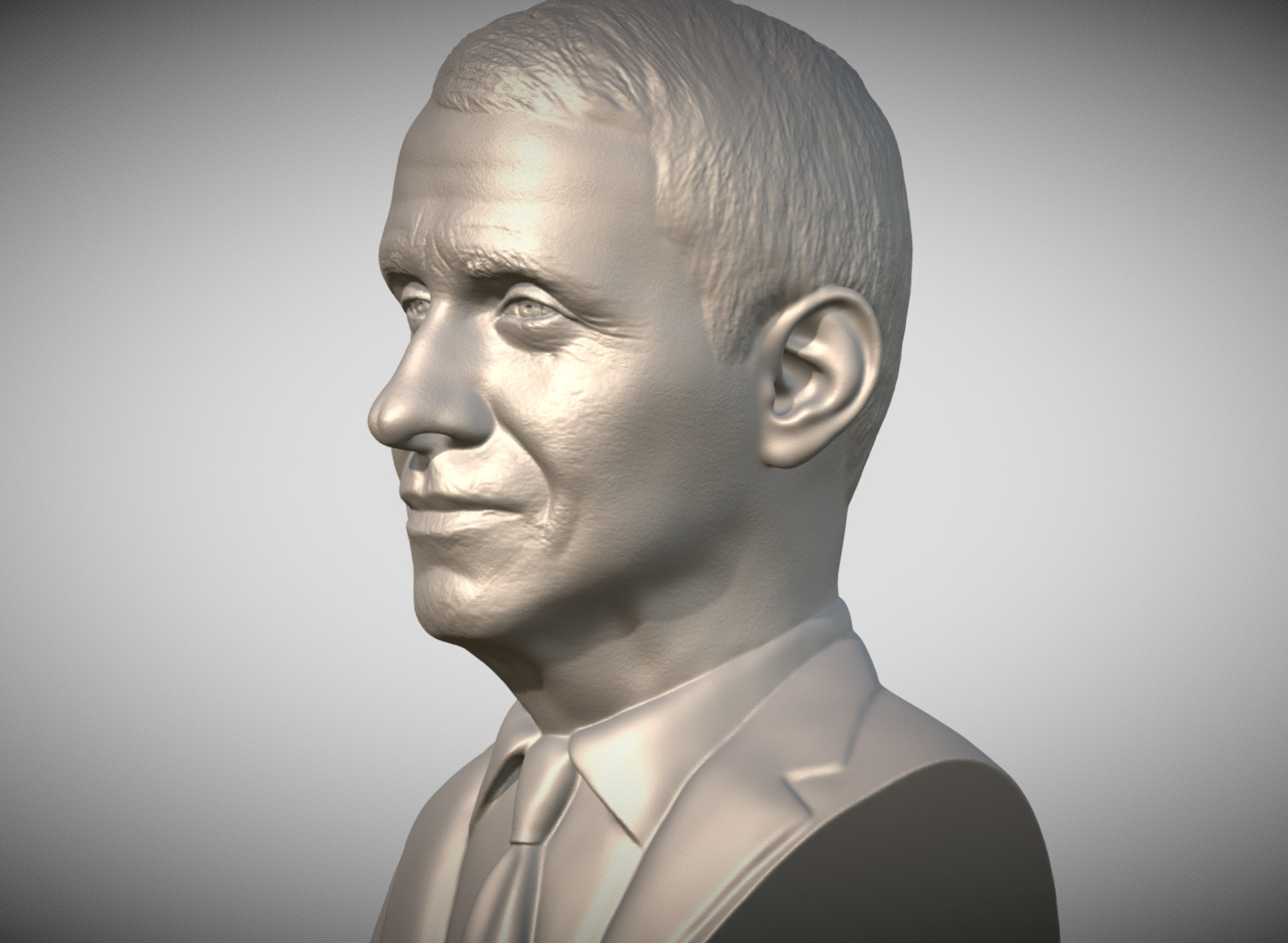 Anthony Fauci bust for 3D printing 3D print model_4