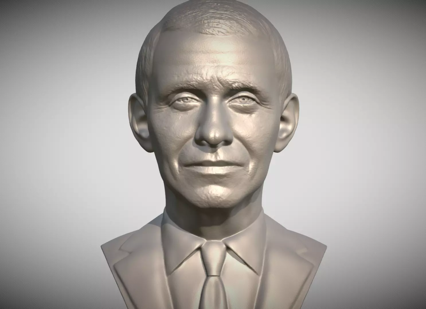 Anthony Fauci bust for 3D printing 3D print model_0