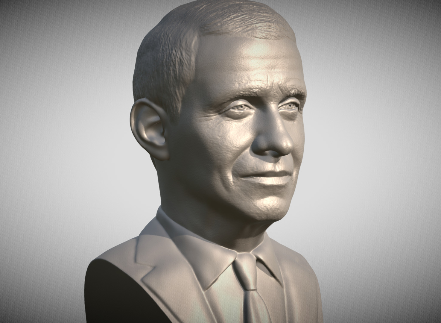 Anthony Fauci bust for 3D printing 3D print model_2