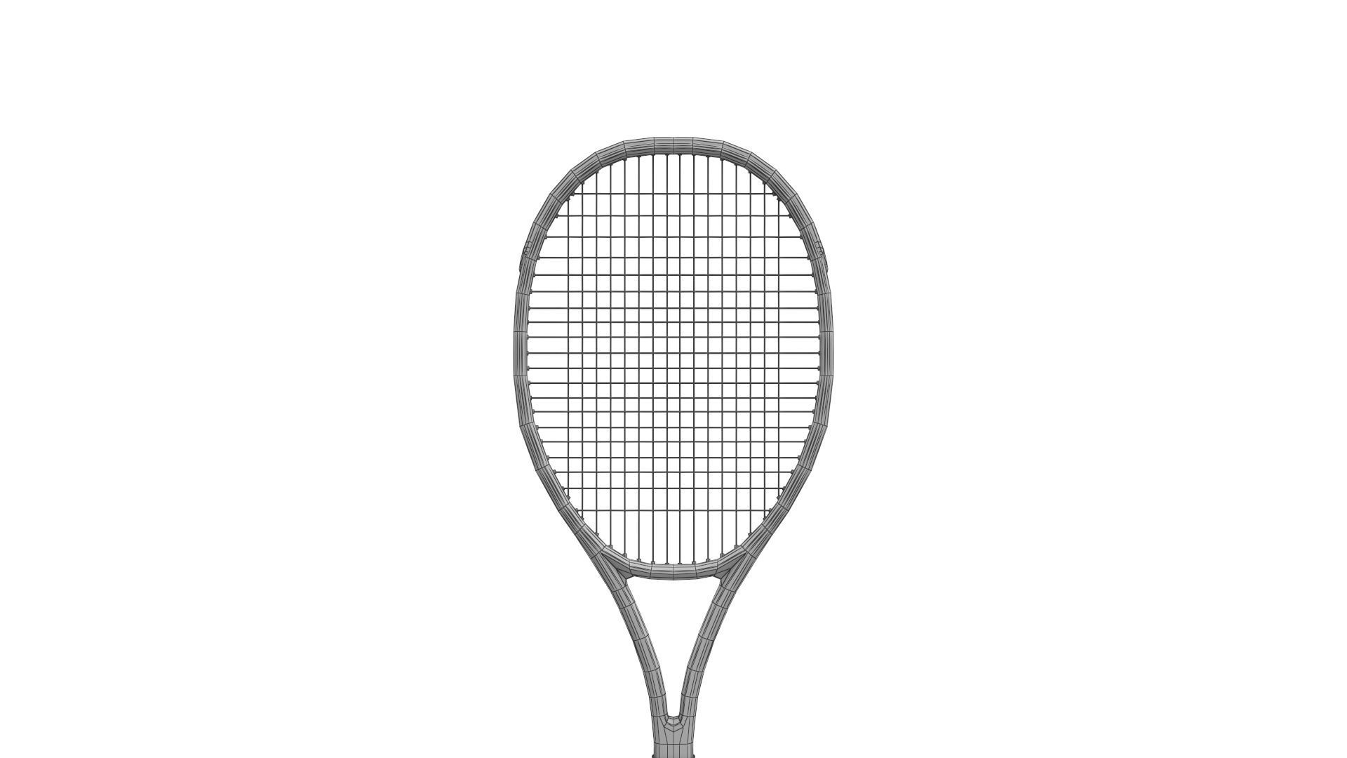 Tennis Racket 3D model_6