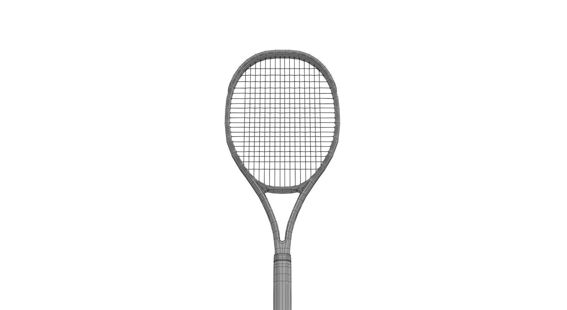 Tennis Racket 3D model_10