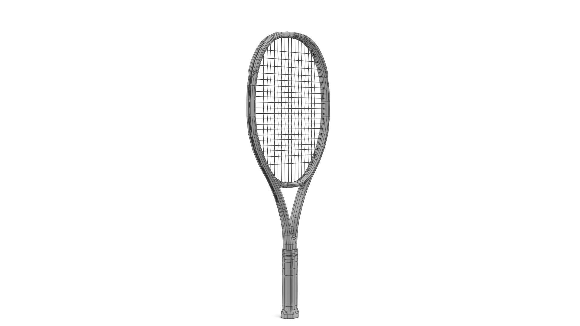 Tennis Racket 3D model_9