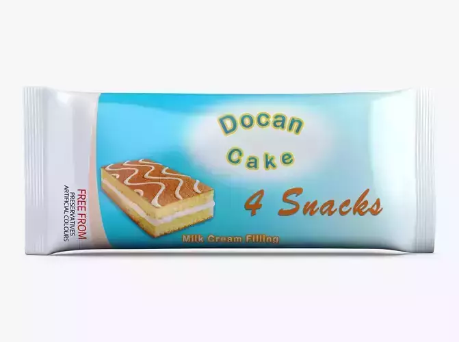 Cake Packaging Docan x4 Simple M 1 3D model