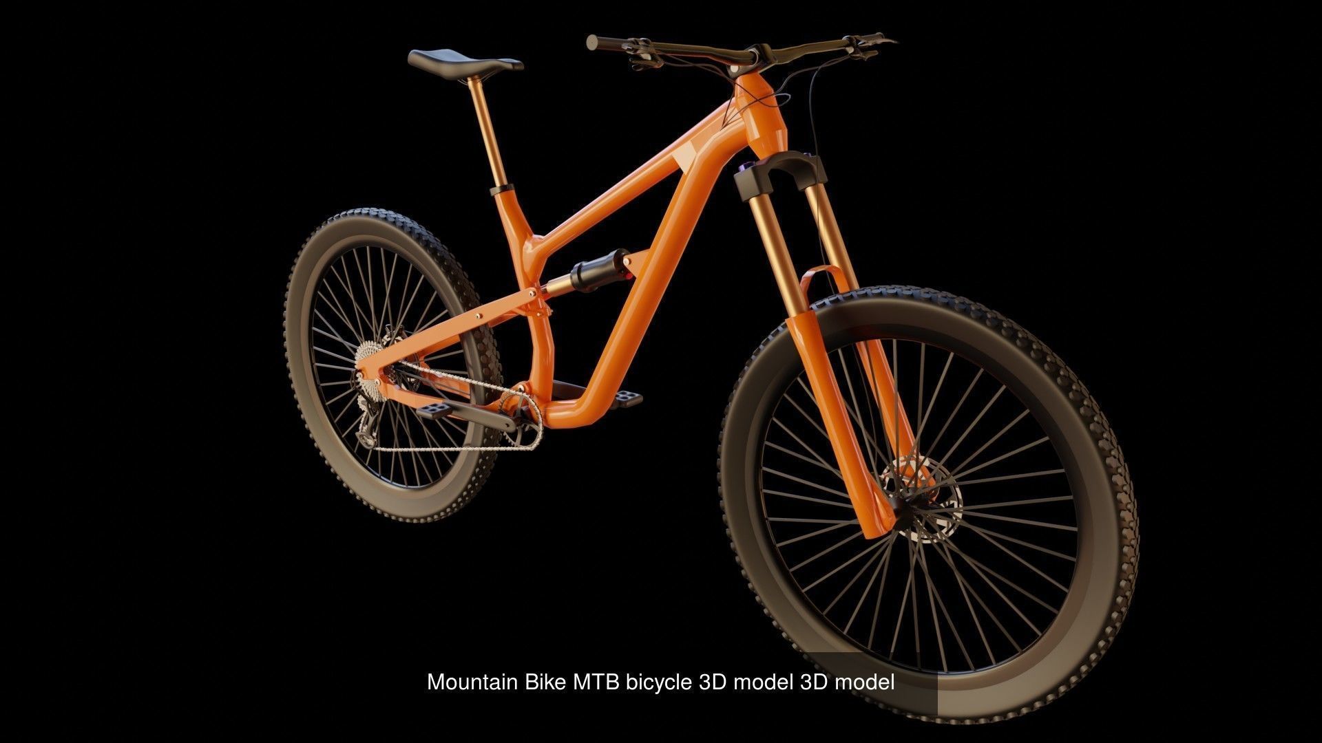 Mountain Bikes Pack 3D Model Collection_2