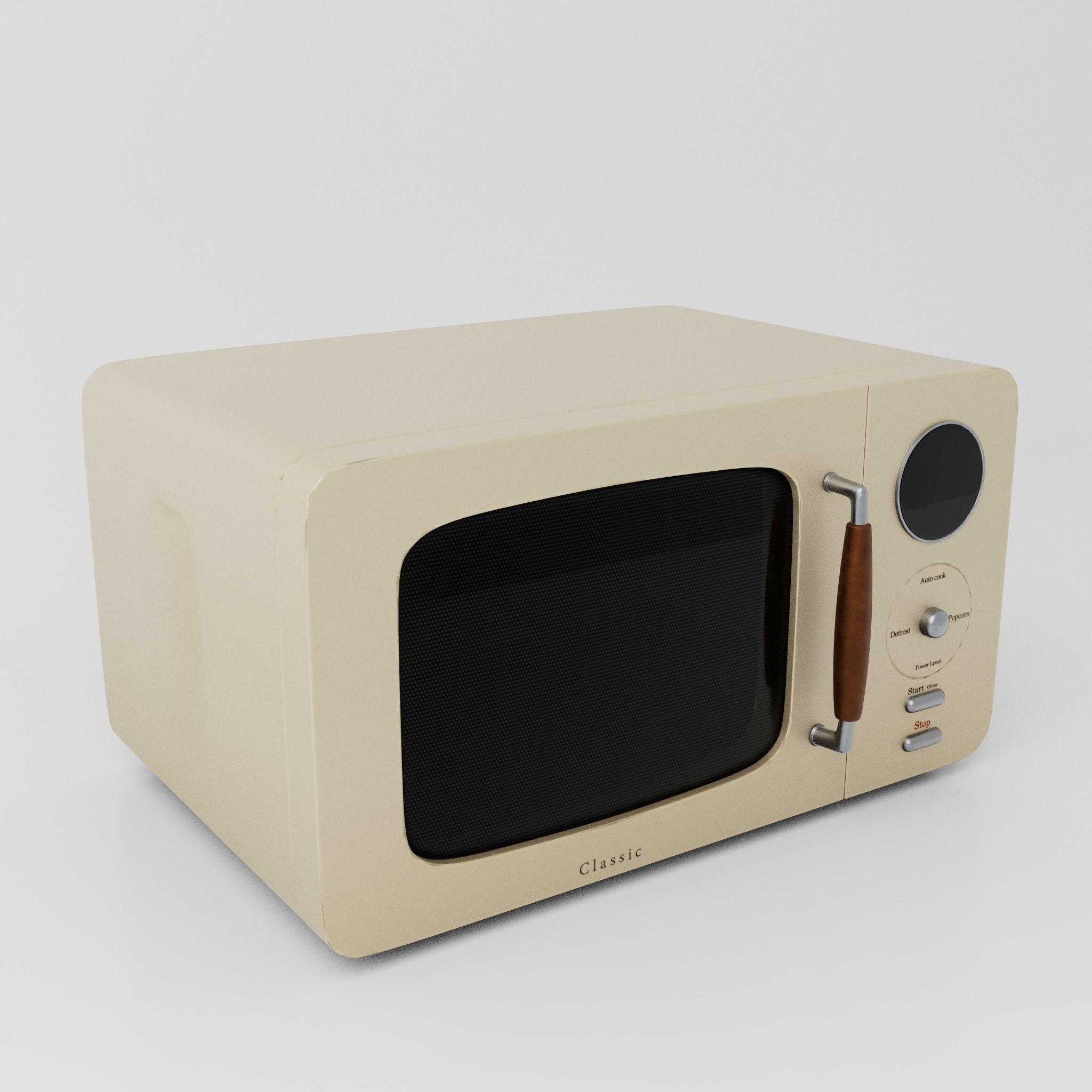 microwave 3D model_1