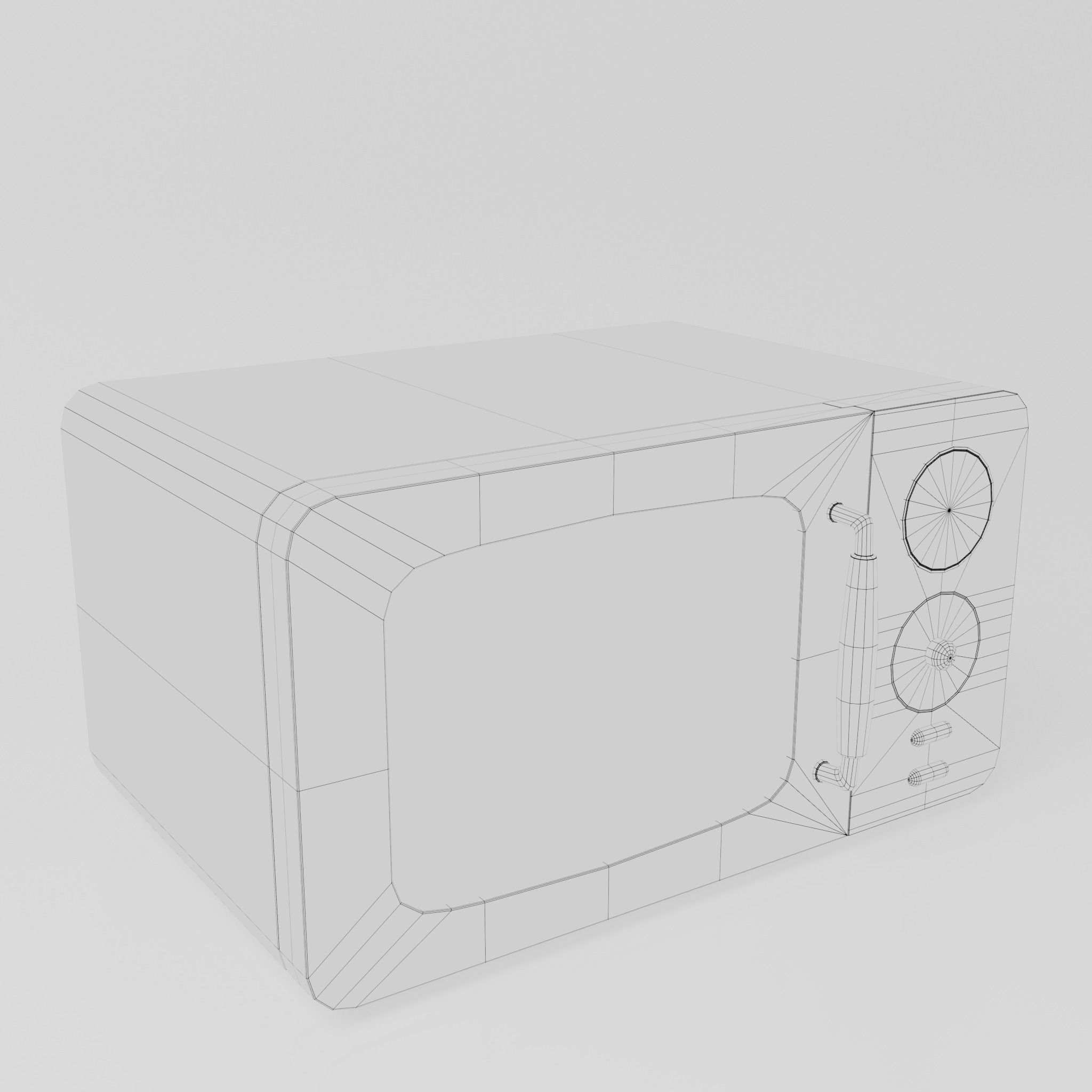 microwave 3D model_5