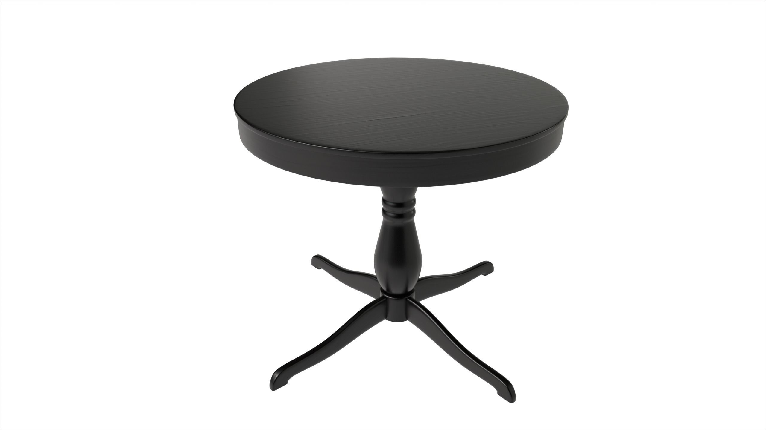 Dining Furniture Set Low-poly 3D model_3