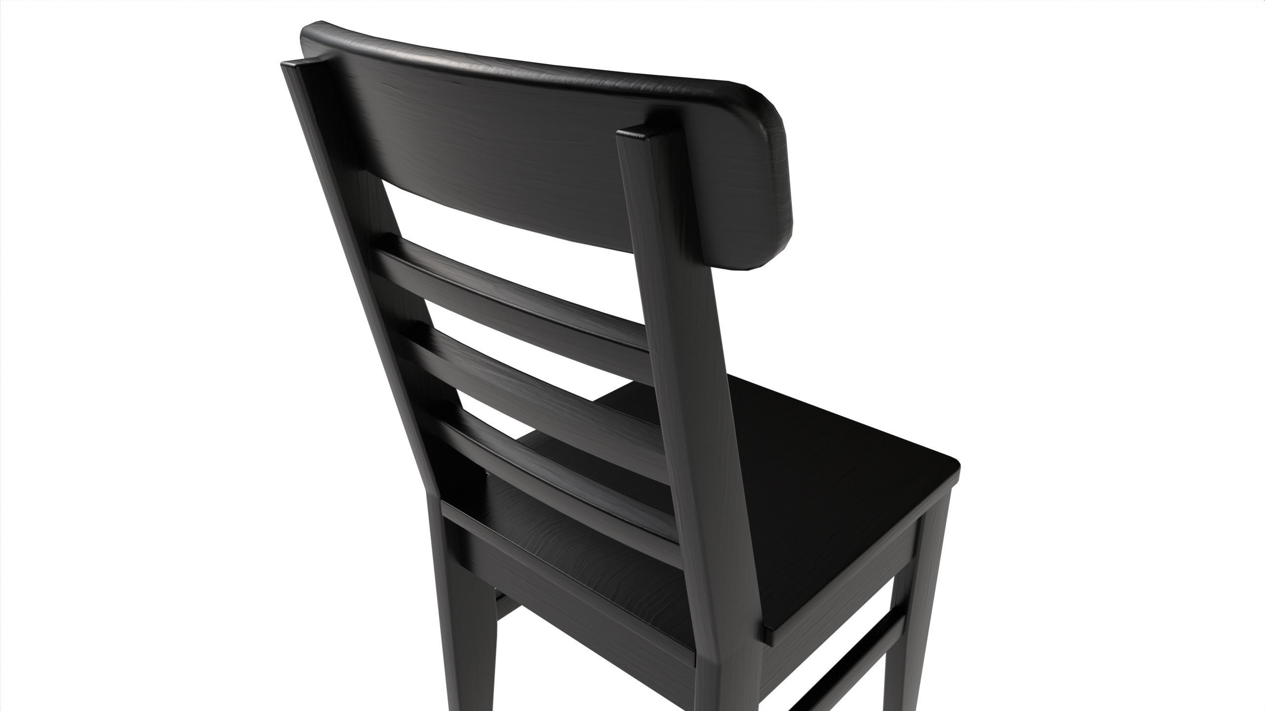 Dining Furniture Set Low-poly 3D model_11