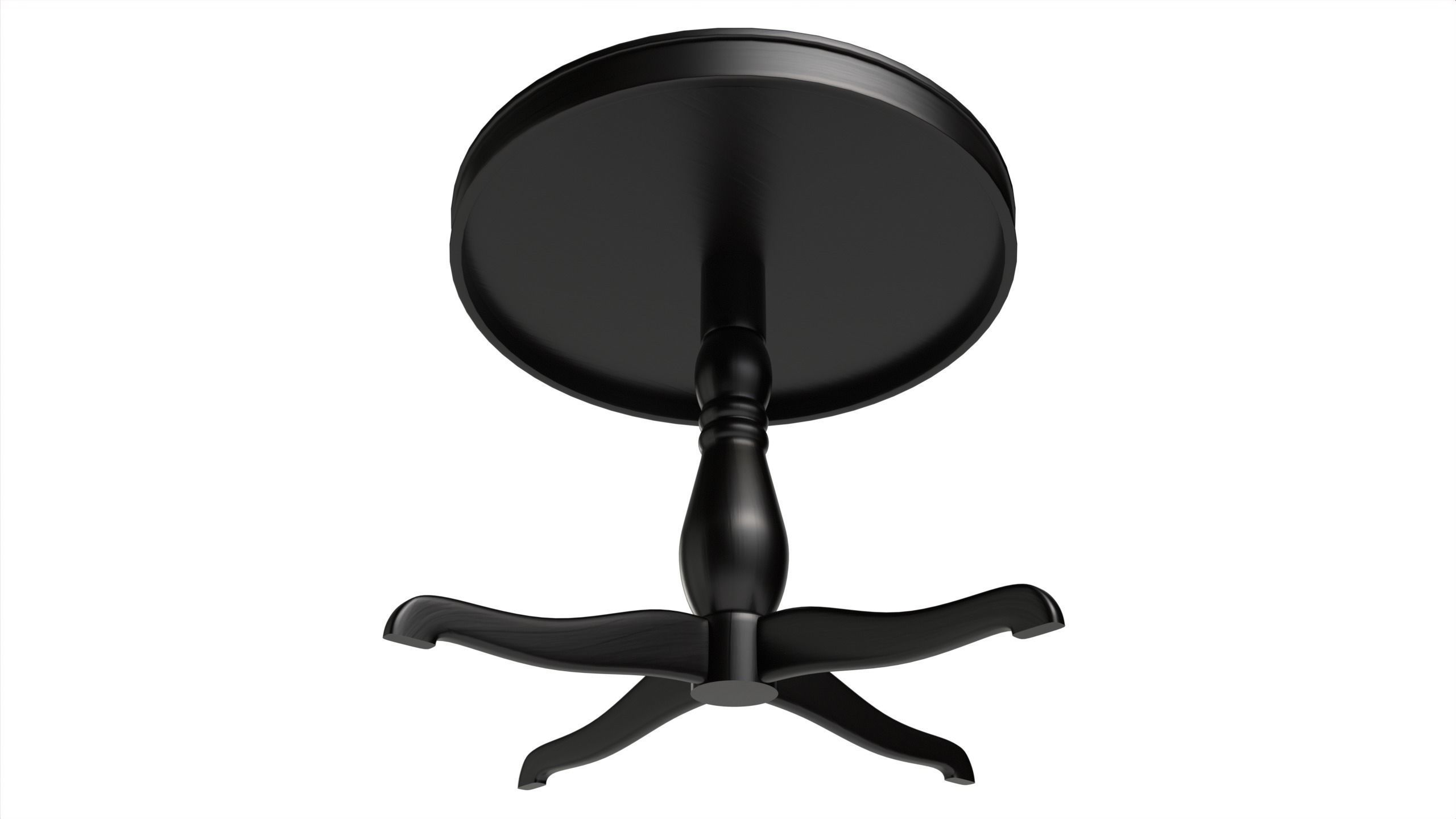 Dining Furniture Set Low-poly 3D model_5