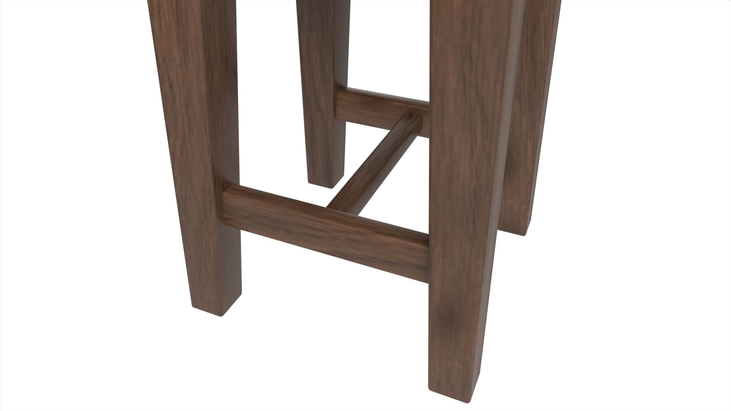 Dining Furniture Set Low-poly 3D model_17