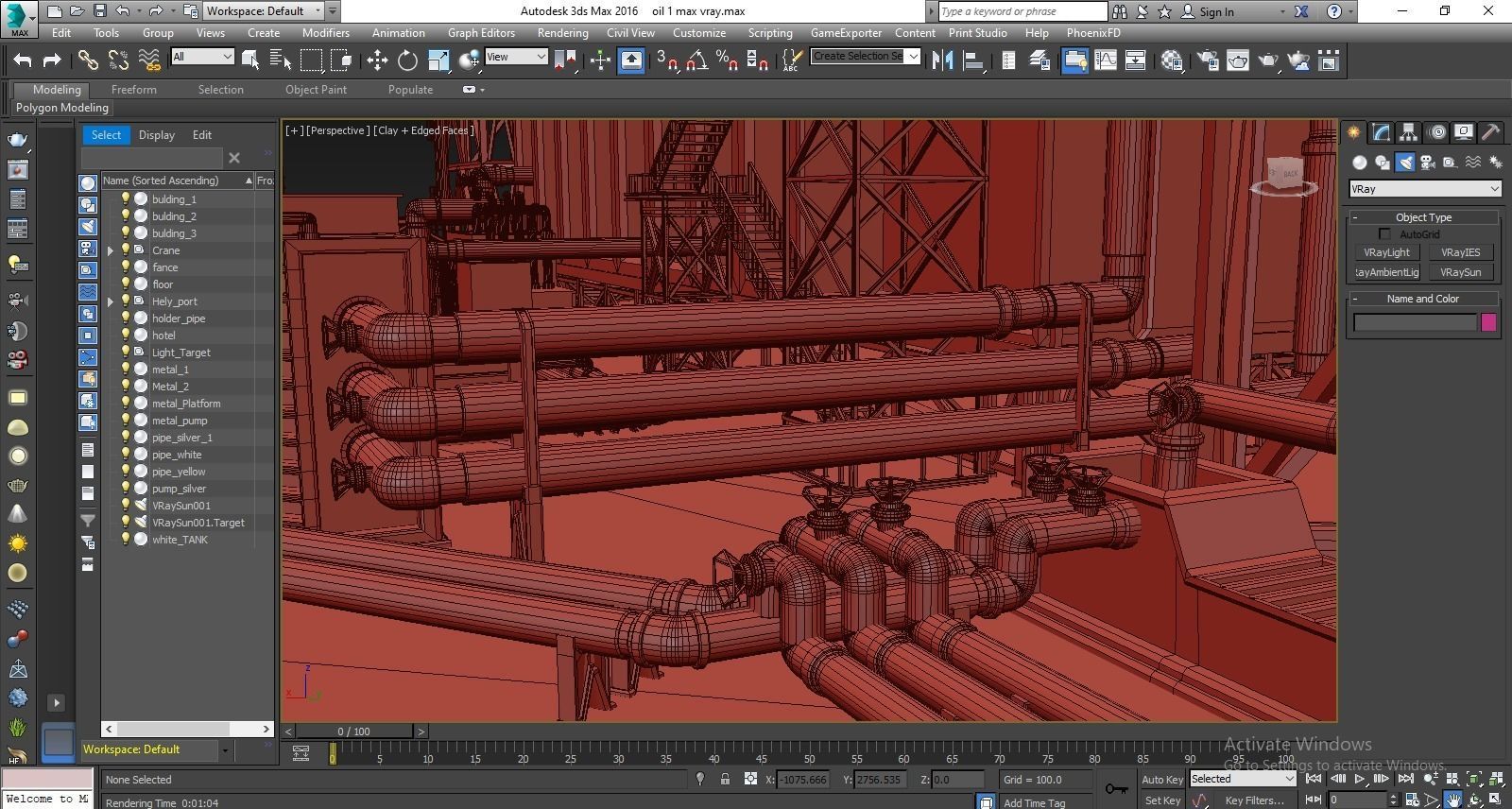 oil platform 3D model_15