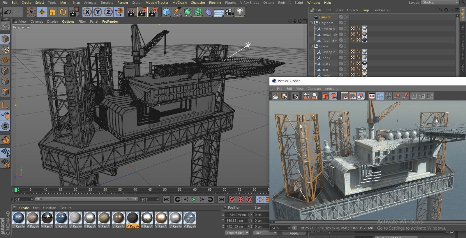 oil platform 3D model_11