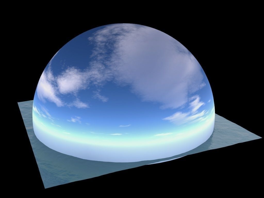 Sea and sky dome - ocean 3D model_2