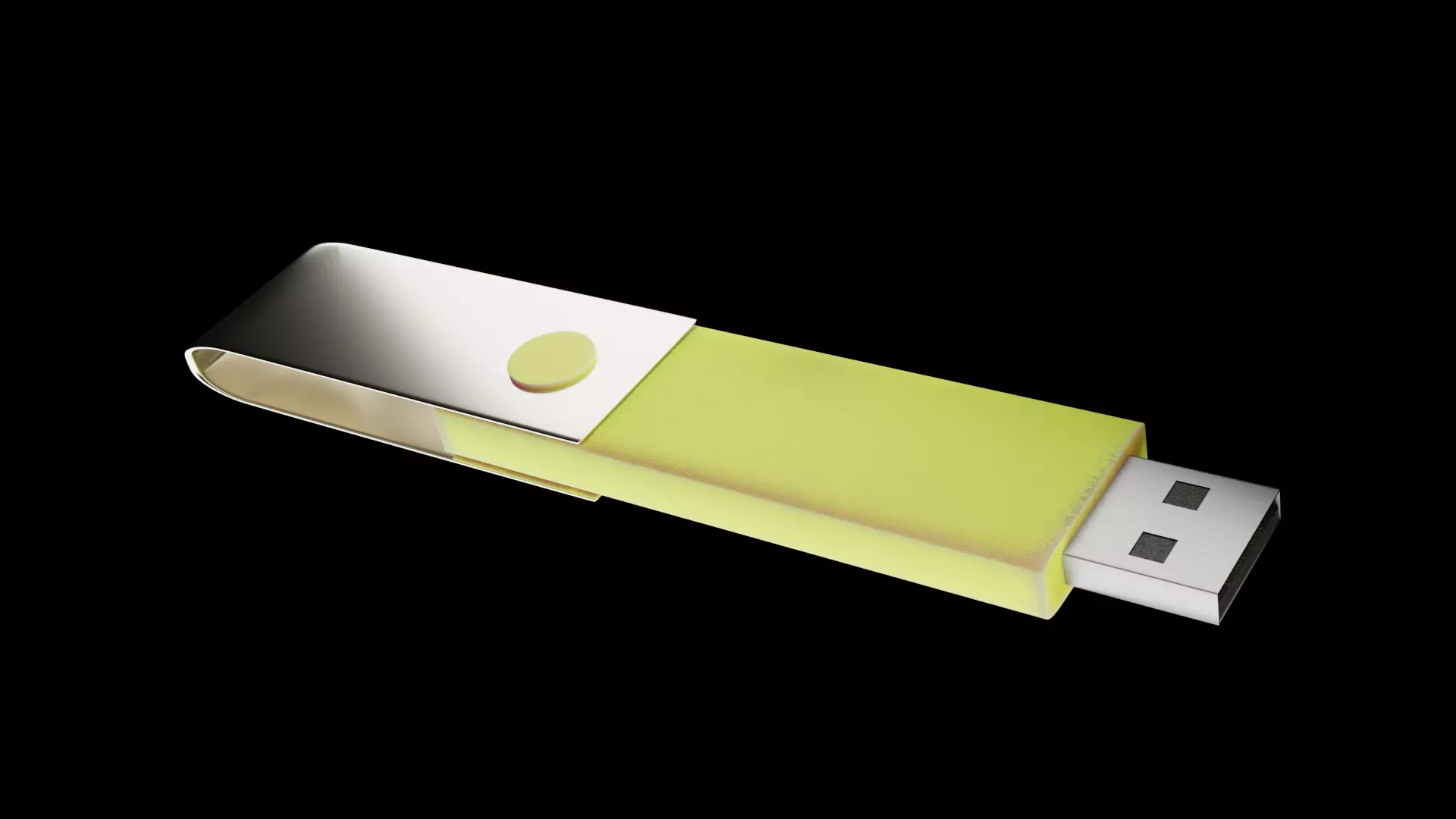 USB Drive  3D model_0