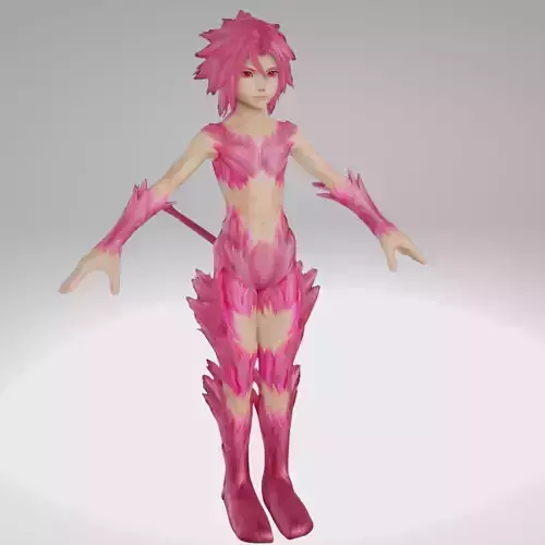 Final Fantasy - Dissidia Nt - Zidane   Trance Form 3D Model Low-poly 3D model