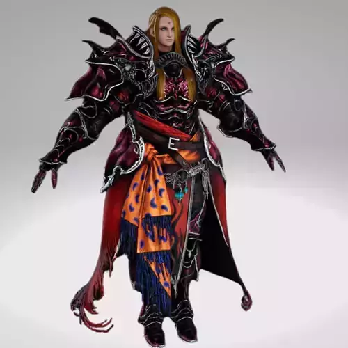 3D model Dissidia Nt - Zenos Yae Galvus ImperialCrownPrince VR