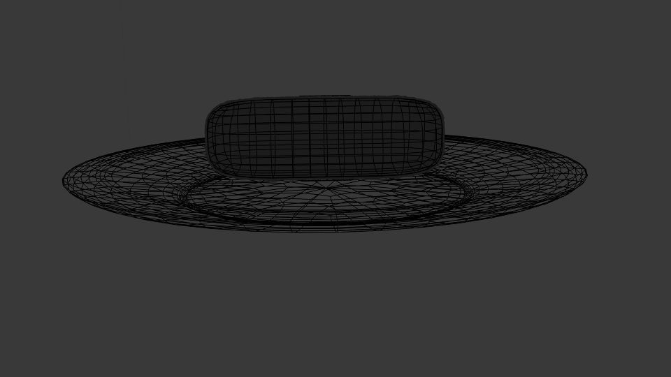 Sushi roll in circle 3D model_5