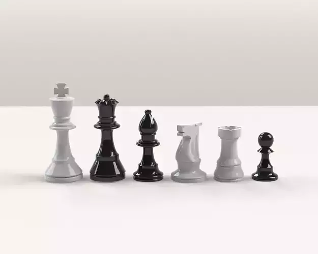 1988 Olympiad Chess Pieces 3D print model