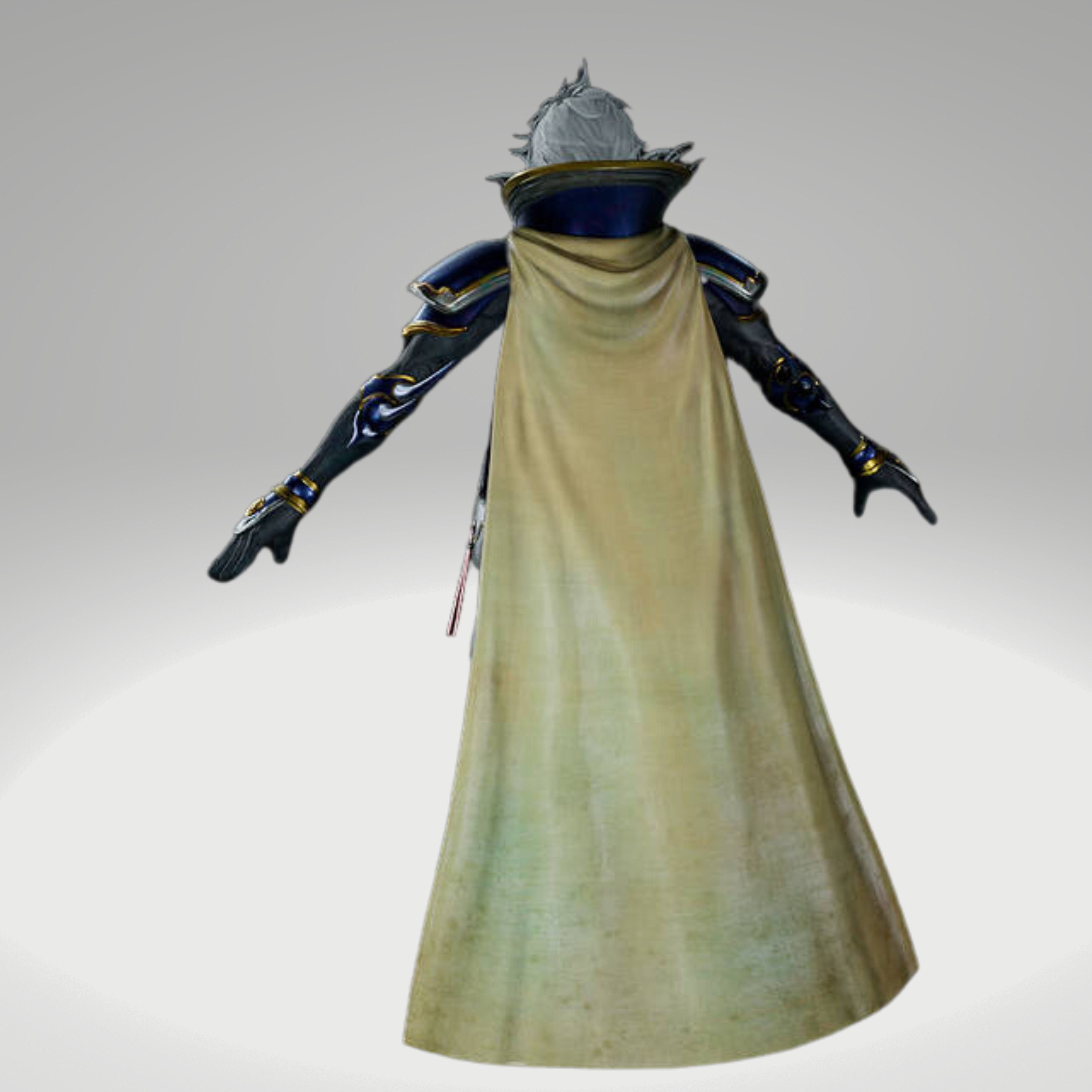 Final F Dissidia Nt - Warrior of Light   Nameless Warrior Low-poly 3D model_1