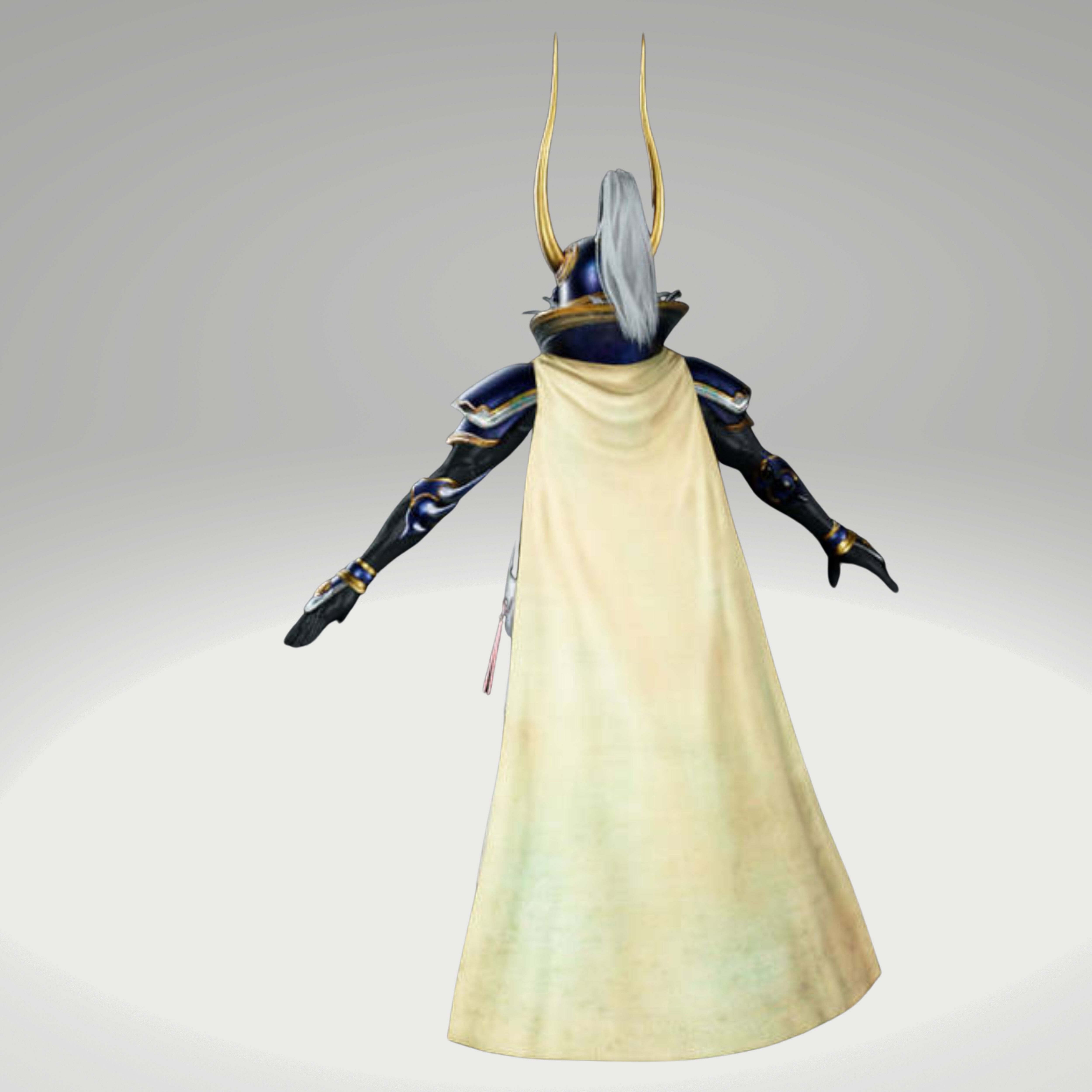 Final Fantasy - Dissidia Nt - Warrior of Light  Low-poly 3D model_1