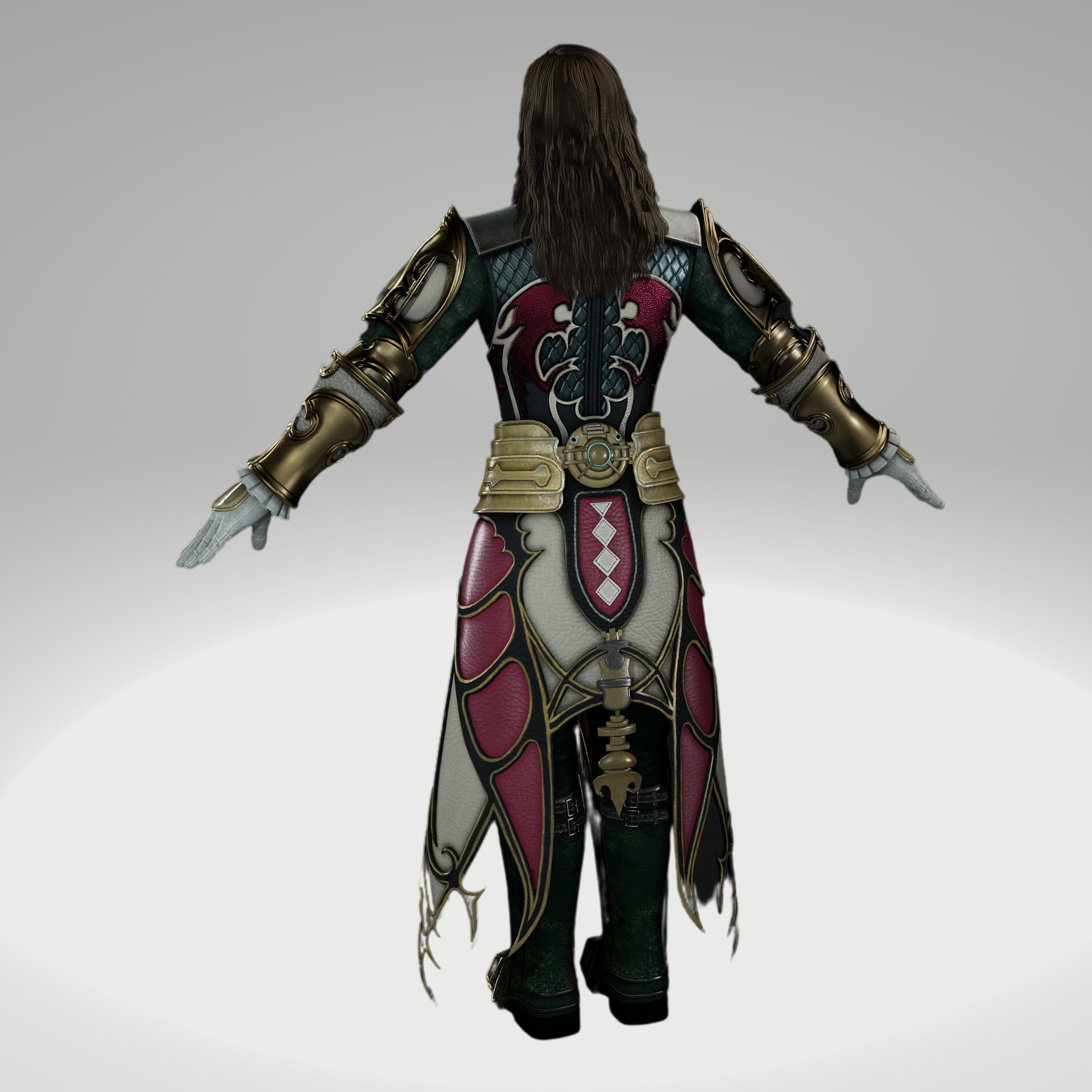 Final Fantasy - Dissidia Nt - Vayne Carudas Solidor Low-poly 3D model_1