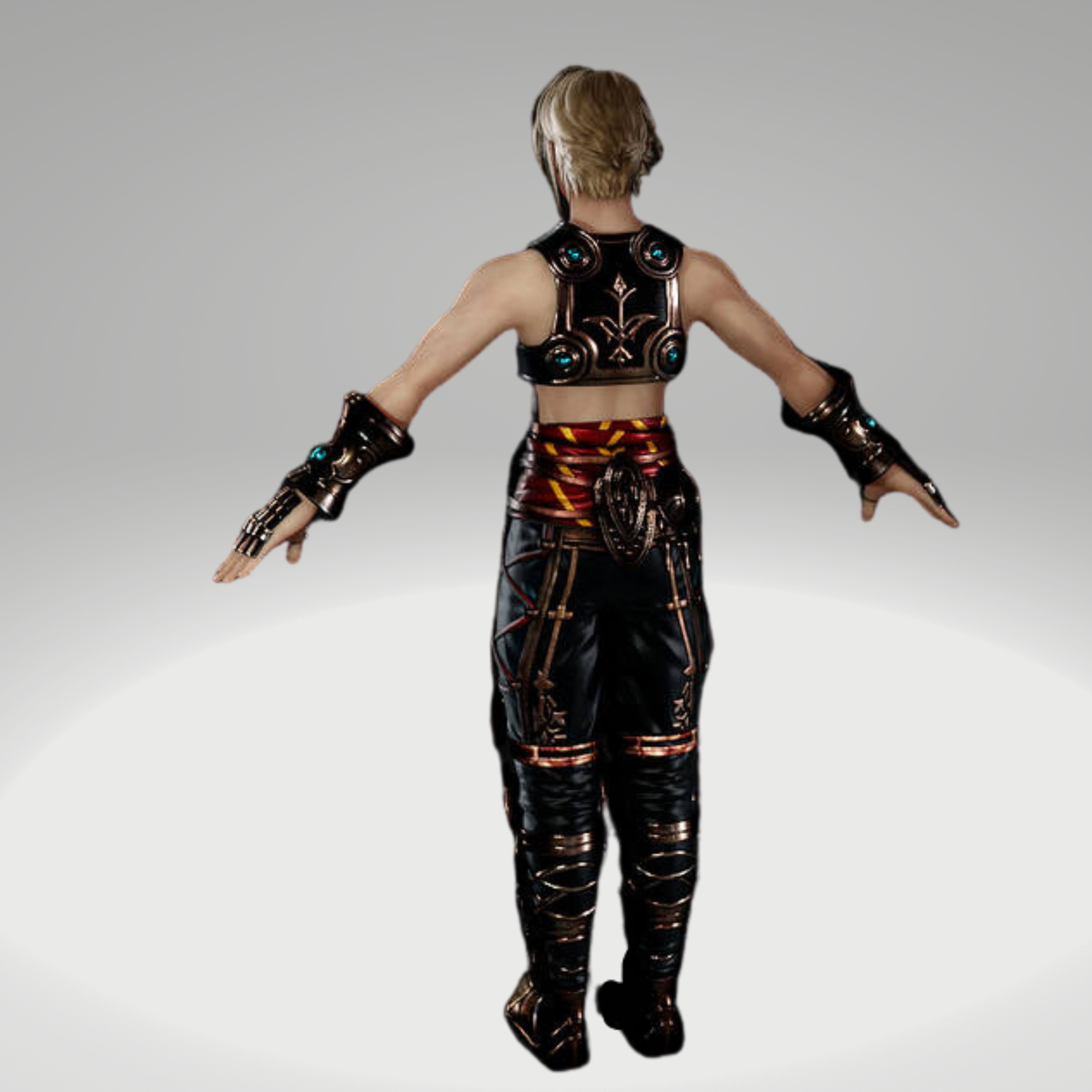 Final Fantasy - Dissidia Nt - Vaan Pirate Greenhorn Low-poly 3D model_1