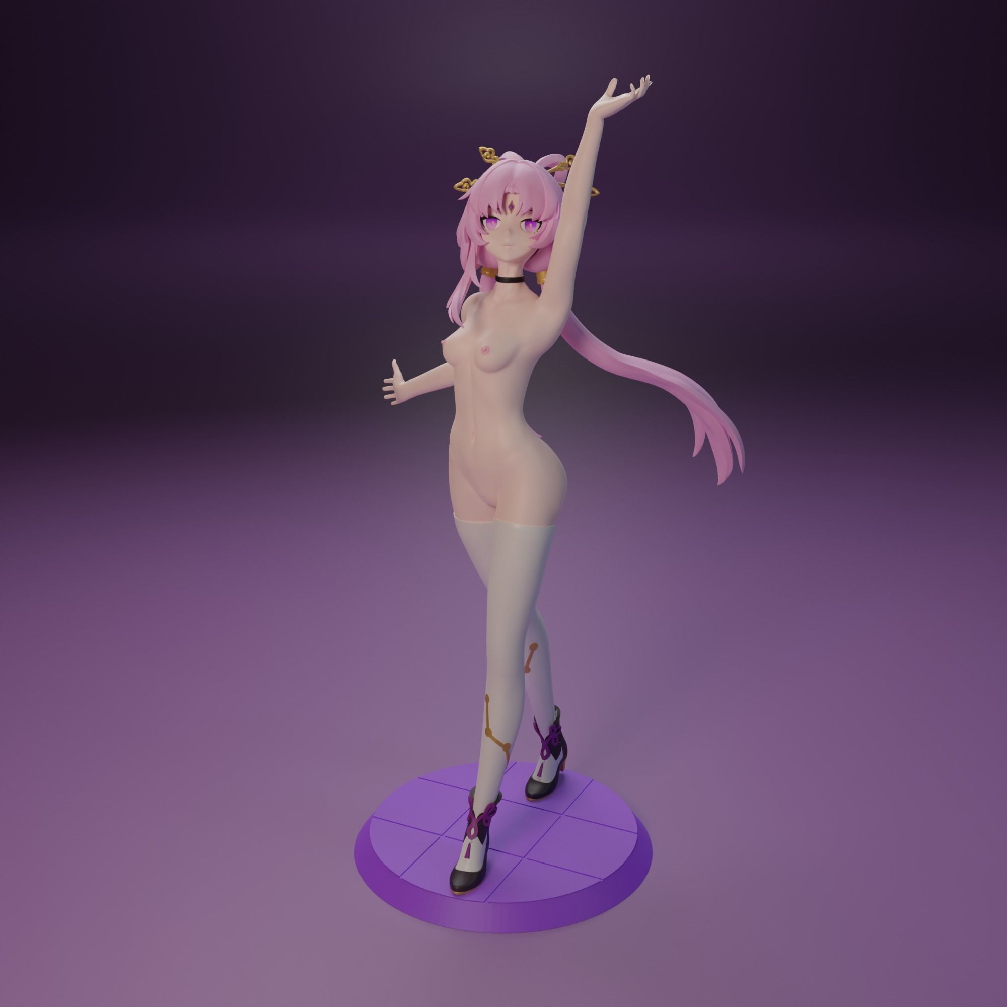 NSFW Fu Xuan from Honkai Star Rail 3D print model_2