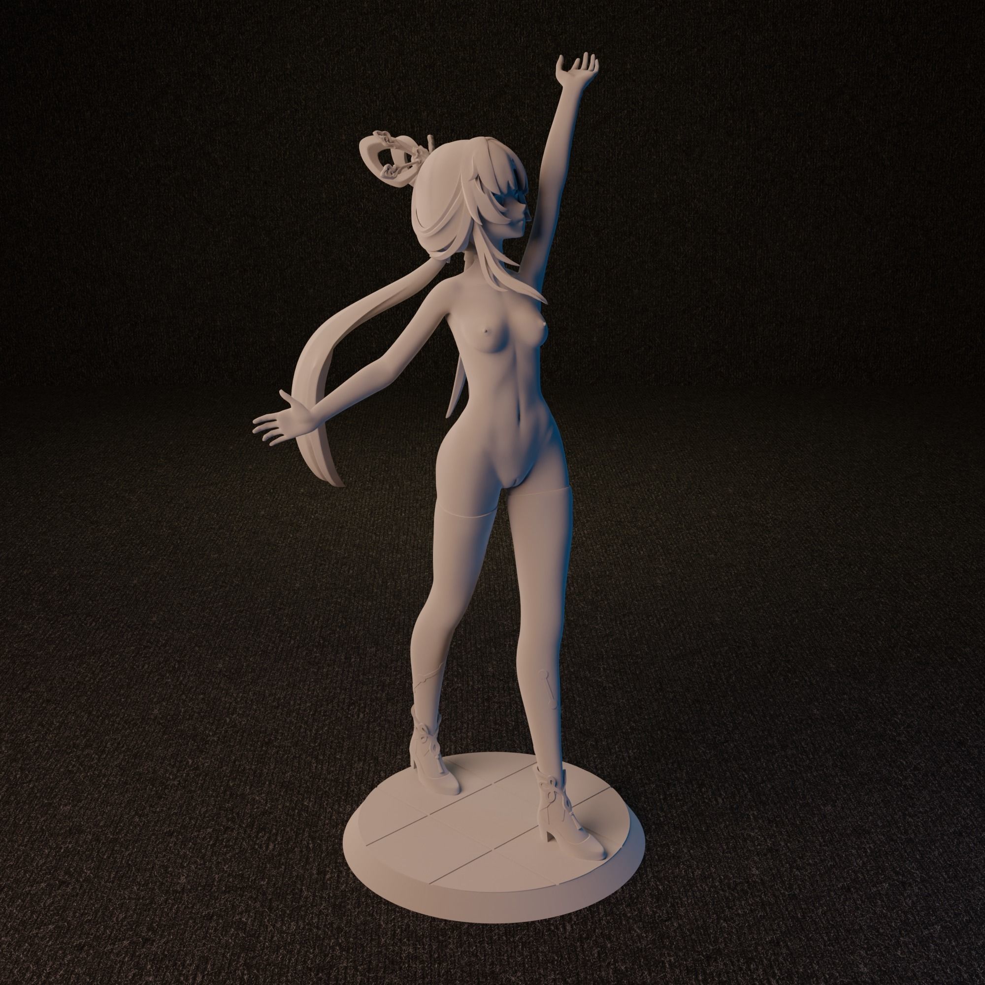 NSFW Fu Xuan from Honkai Star Rail 3D print model_9