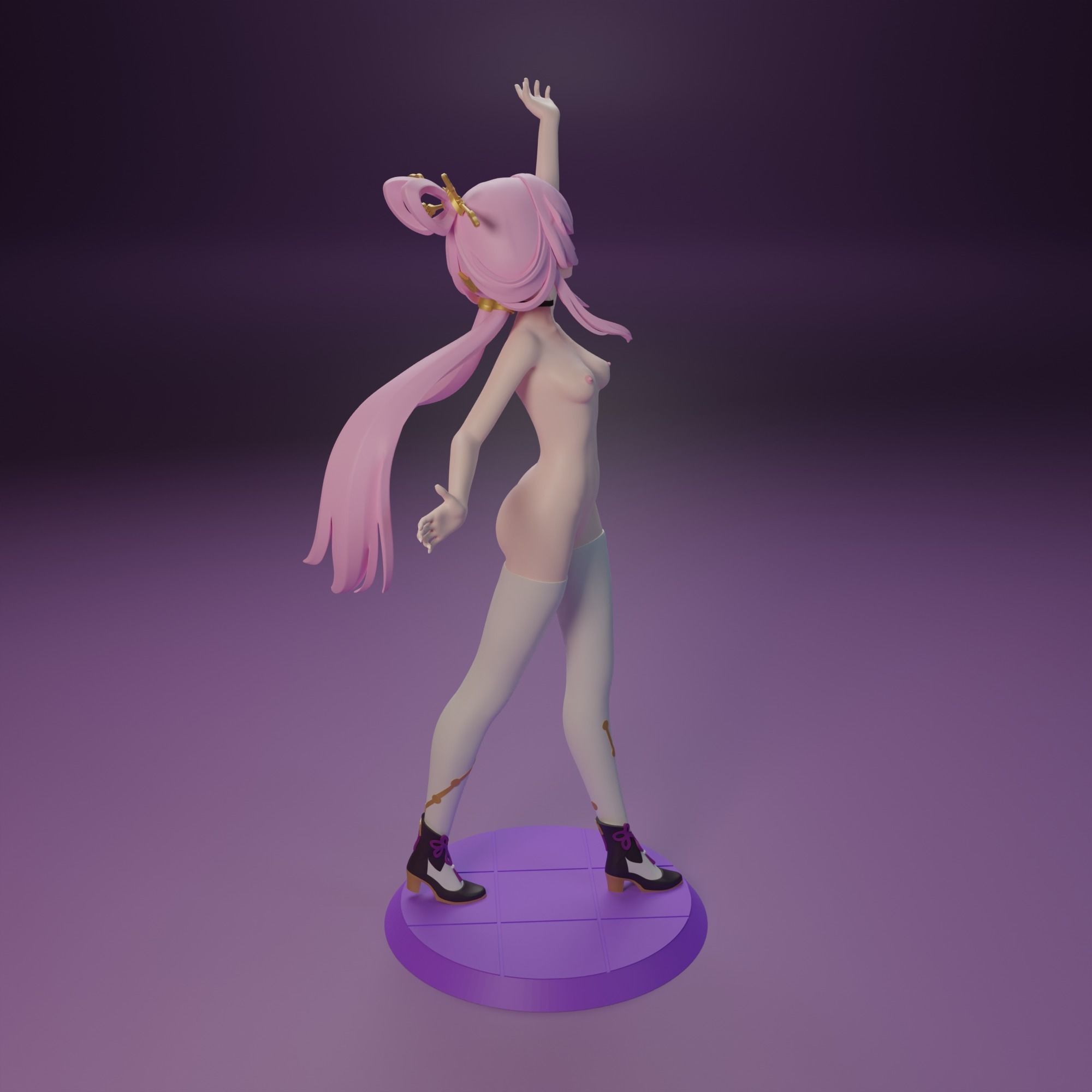 NSFW Fu Xuan from Honkai Star Rail 3D print model_5